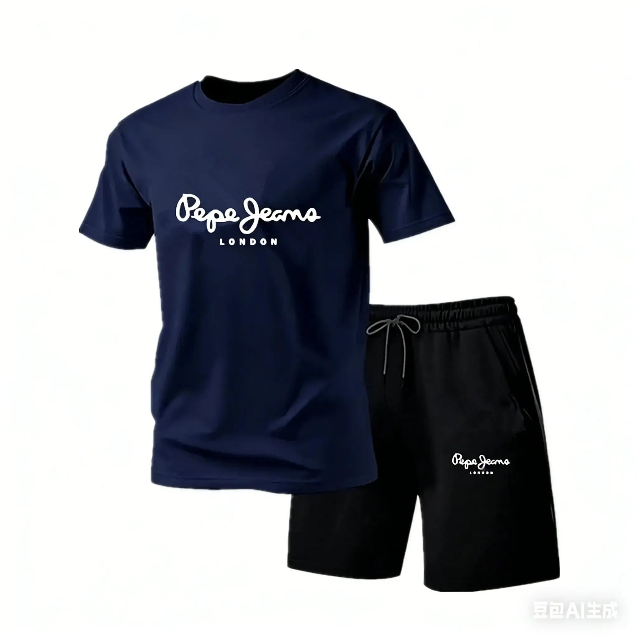 Men’s Summer Sportswear Set T-Shirt And Shorts Quick-Dry