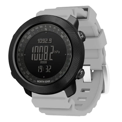 NORTH EDGE Men's Sport Digital Watch Hours Running Swimming Military Army Watches Altimeter Barometer Compass Waterproof 50m
