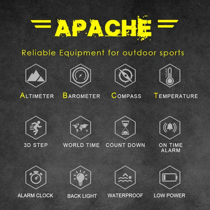 NORTH EDGE Men's Sport Digital Watch Hours Running Swimming Military Army Watches Altimeter Barometer Compass Waterproof 50m