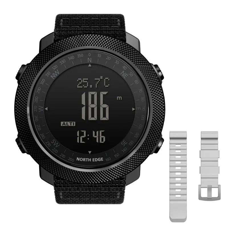NORTH EDGE APACHE 3 – Ceas Militar Outdoor cu Altimetru, Barometru & Busolă | Rezistent 50M