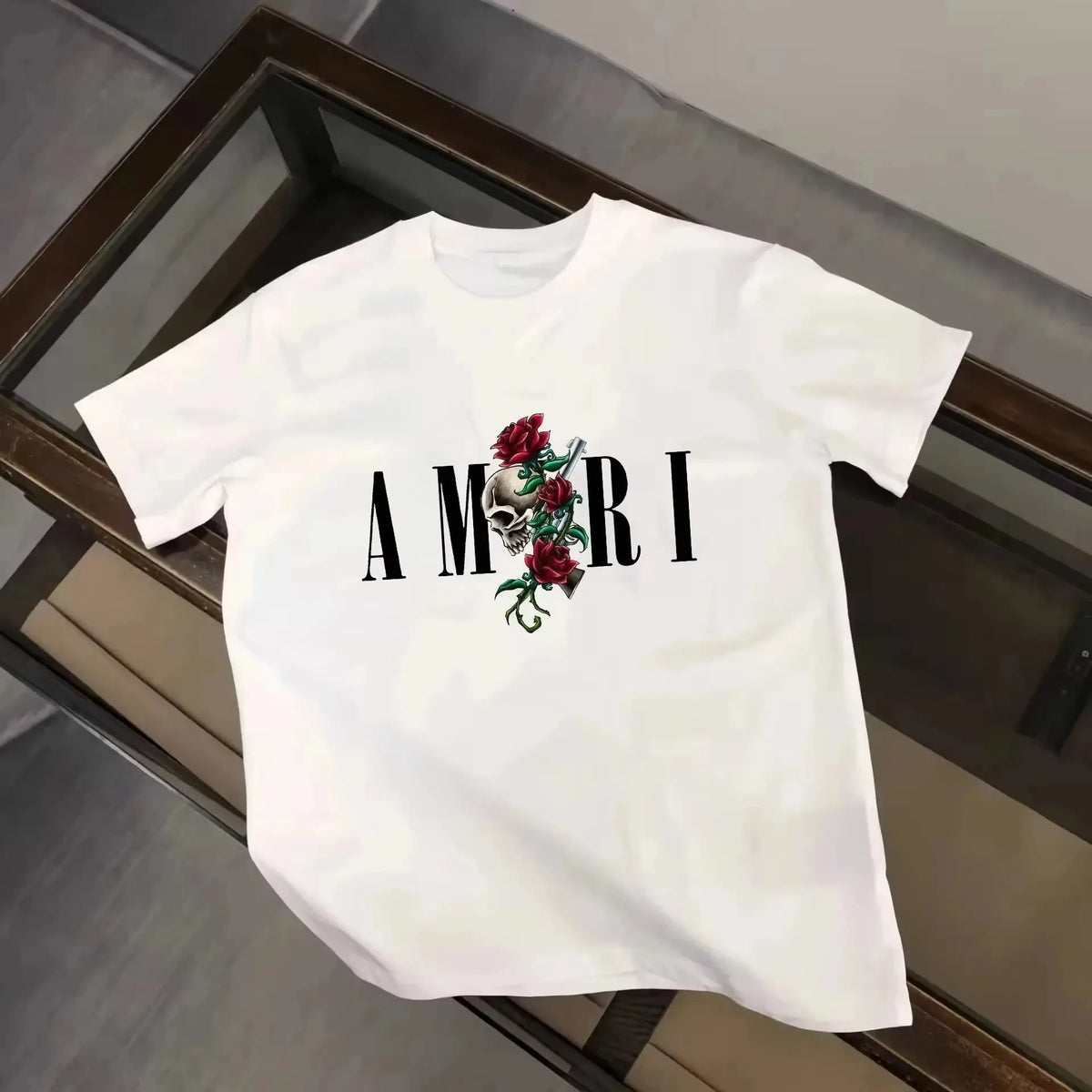 Tricou cu imprimeu floral – Bumbac Premium Montvié Studio