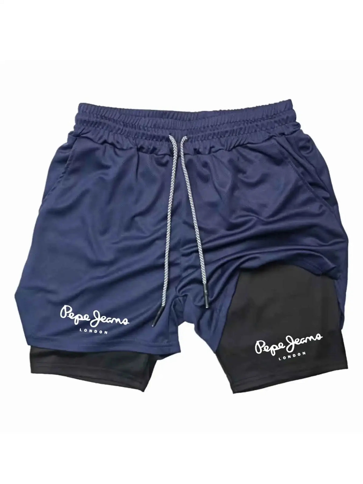 Men’s 2-in-1 Running Shorts – Breathable Quick-Dry