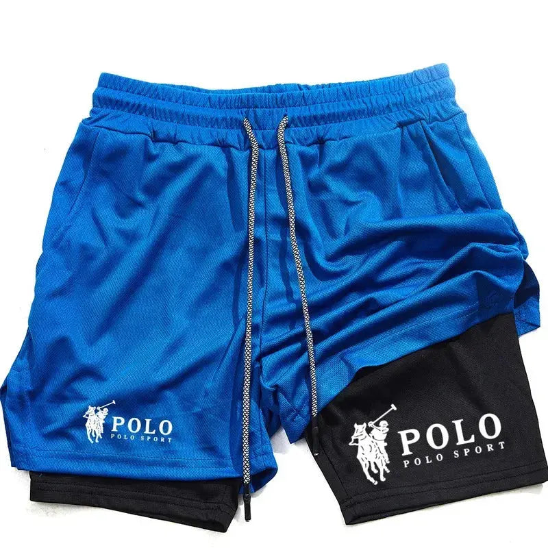 Men's Quick-Dry 2-in-1 Printed Beach Board Shorts