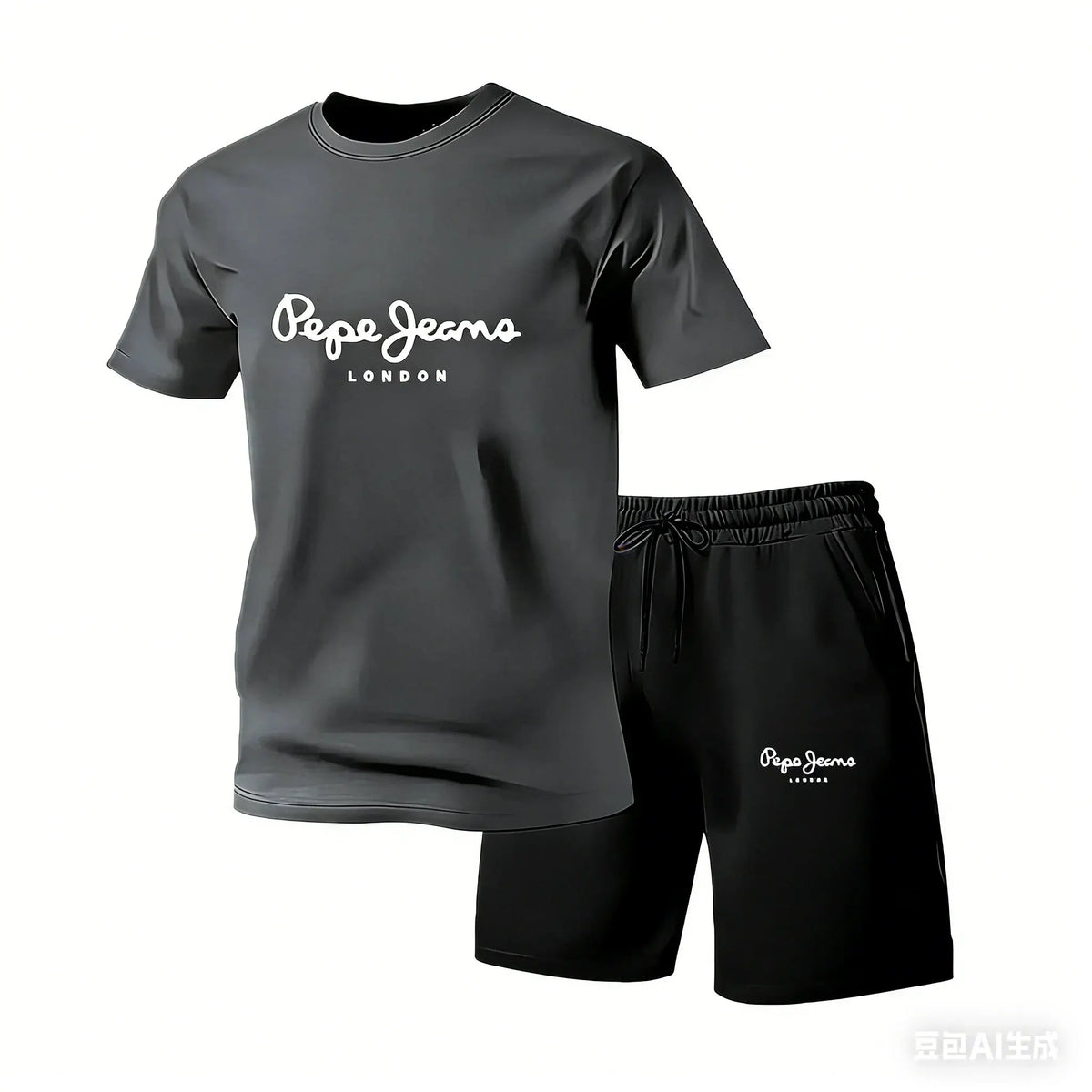 Men’s Summer Sportswear Set T-Shirt And Shorts Quick-Dry