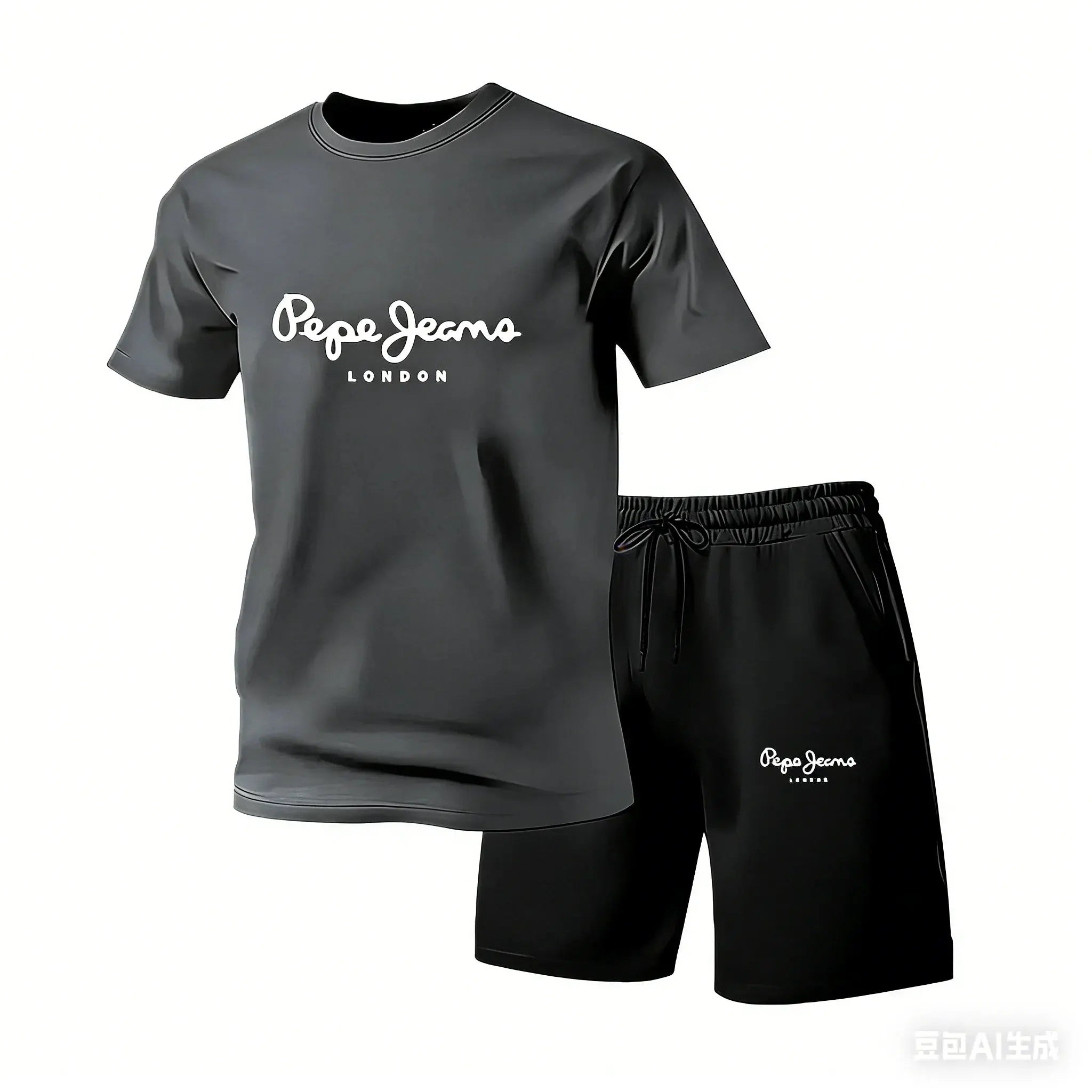 Men’s Summer Sportswear Set T-Shirt And Shorts Quick-Dry