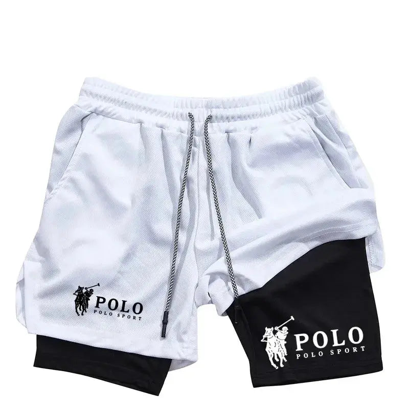 Men's Quick-Dry 2-in-1 Printed Beach Board Shorts