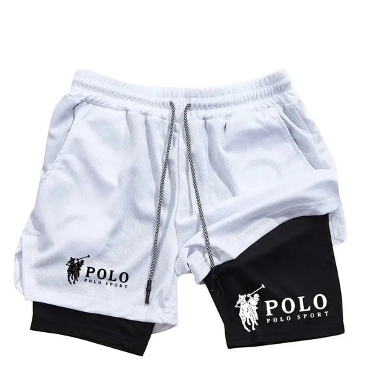 Men's Quick-Dry 2-in-1 Printed Beach Board Shorts