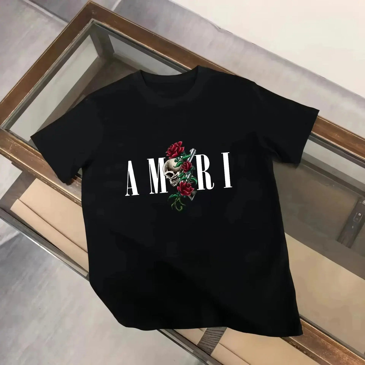 Tricou cu imprimeu floral – Bumbac Premium Montvié Studio