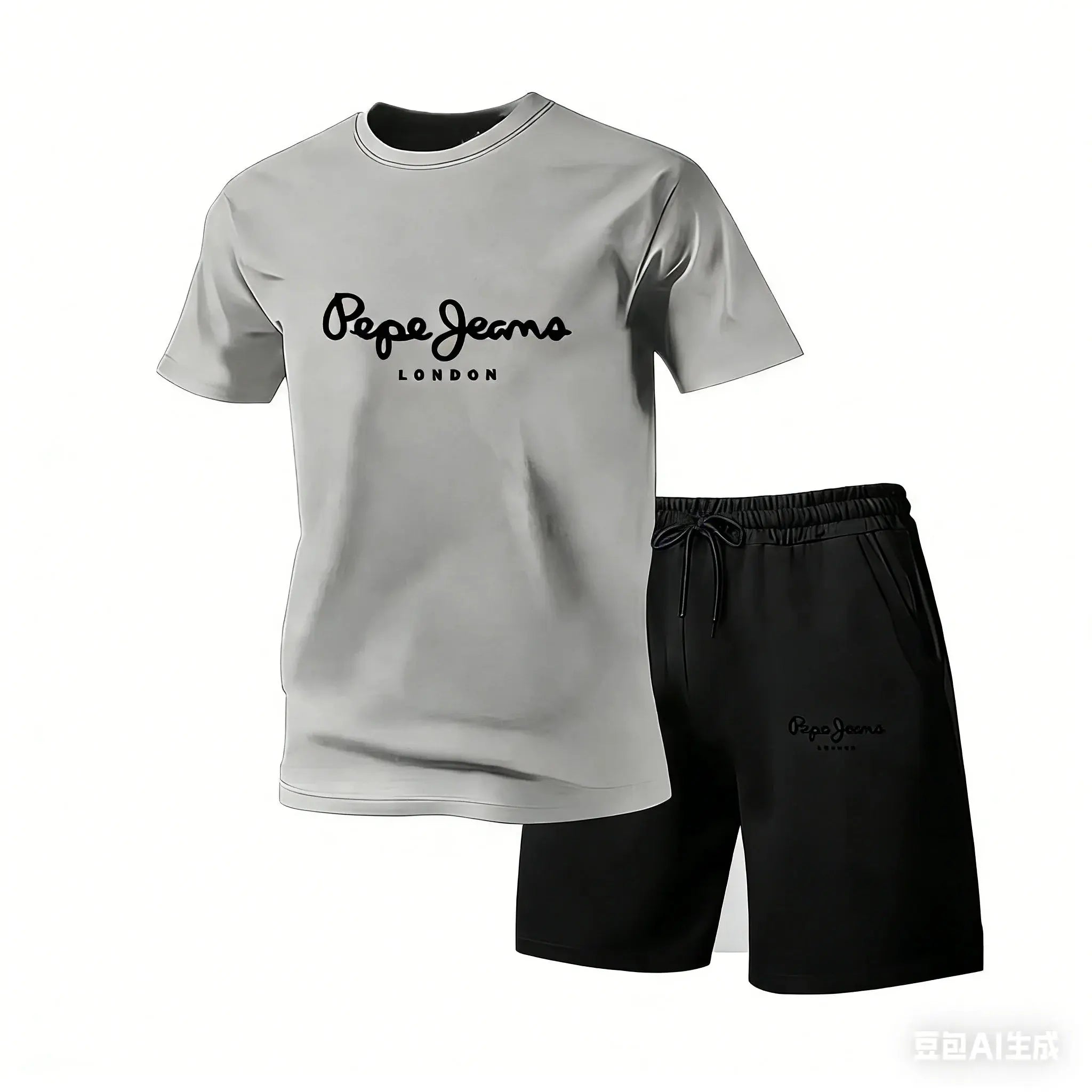 Men’s Summer Sportswear Set T-Shirt And Shorts Quick-Dry